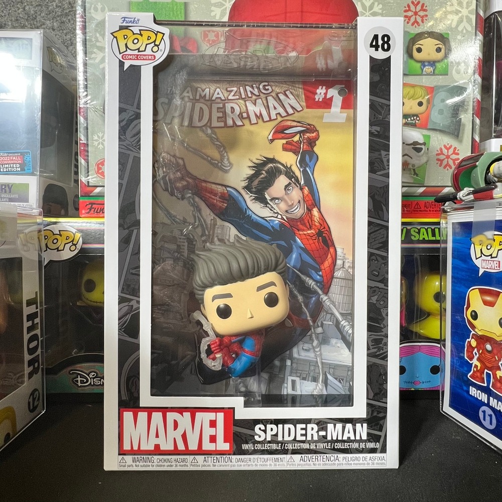 Funko Pop Comic Covers Marvel Spider-Man 48 Amazing Spider-Man 1 Vinyl Figure